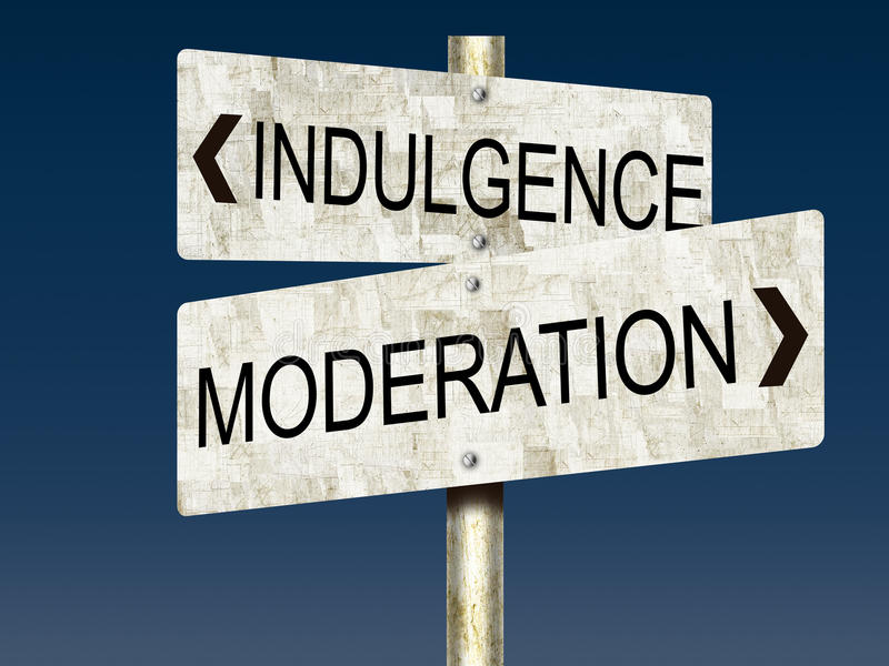 indulgence et modération